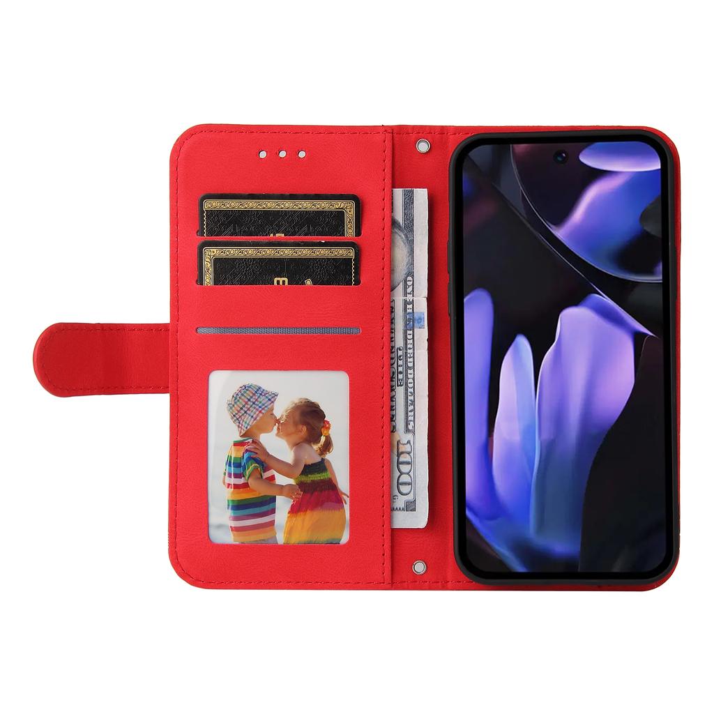 Кожаный чехол-кошелек для Google Pixel 9a, чехол для телефона с подставкой и ремешком, приятный на ощупь