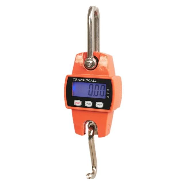 Мини-крановые весы 300 кг 150 кг 50 г Портативные цифровые весы с крюком из нержавеющей стали Подвесные весы для скота Петля Прочные весы для взвешивания