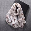 Women Ladies Giraffe Print Pattern Long Scarf Warm Wrap Shawl