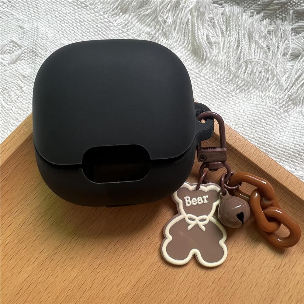 New Silicone Headphone Cover For Anker Soundcore Liberty 4 NC Wireless Earbuds Case Dustproof Earphone Charging Box With Keyring