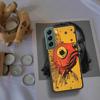 Идеи рисунков в стиле поп-арт Рыба Чехол для телефона для Samsung Galaxy S22 S25 Ultra S21 S10 Plus S26 Edge S20 S23 S24 FE Чехол Силиконовый S