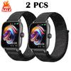 2 шт. 20 мм 22 мм Нейлоновая петля Ремешок Для Amazfit GTS4/2/3/3pro/2e/GTS2 Mini/GTR 4 42 мм/GTR2/2e/stratos браслет Amazfit bip 6 5 ремешок