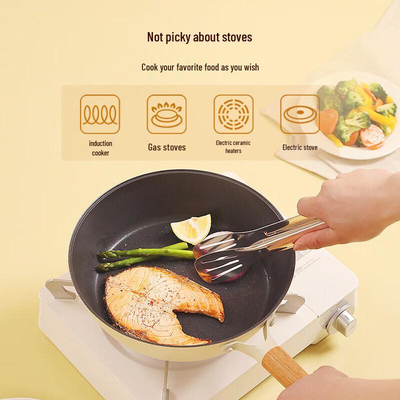 Sanhe DunDun 28cm Non-Stick Deep Stir-Fry Pan
