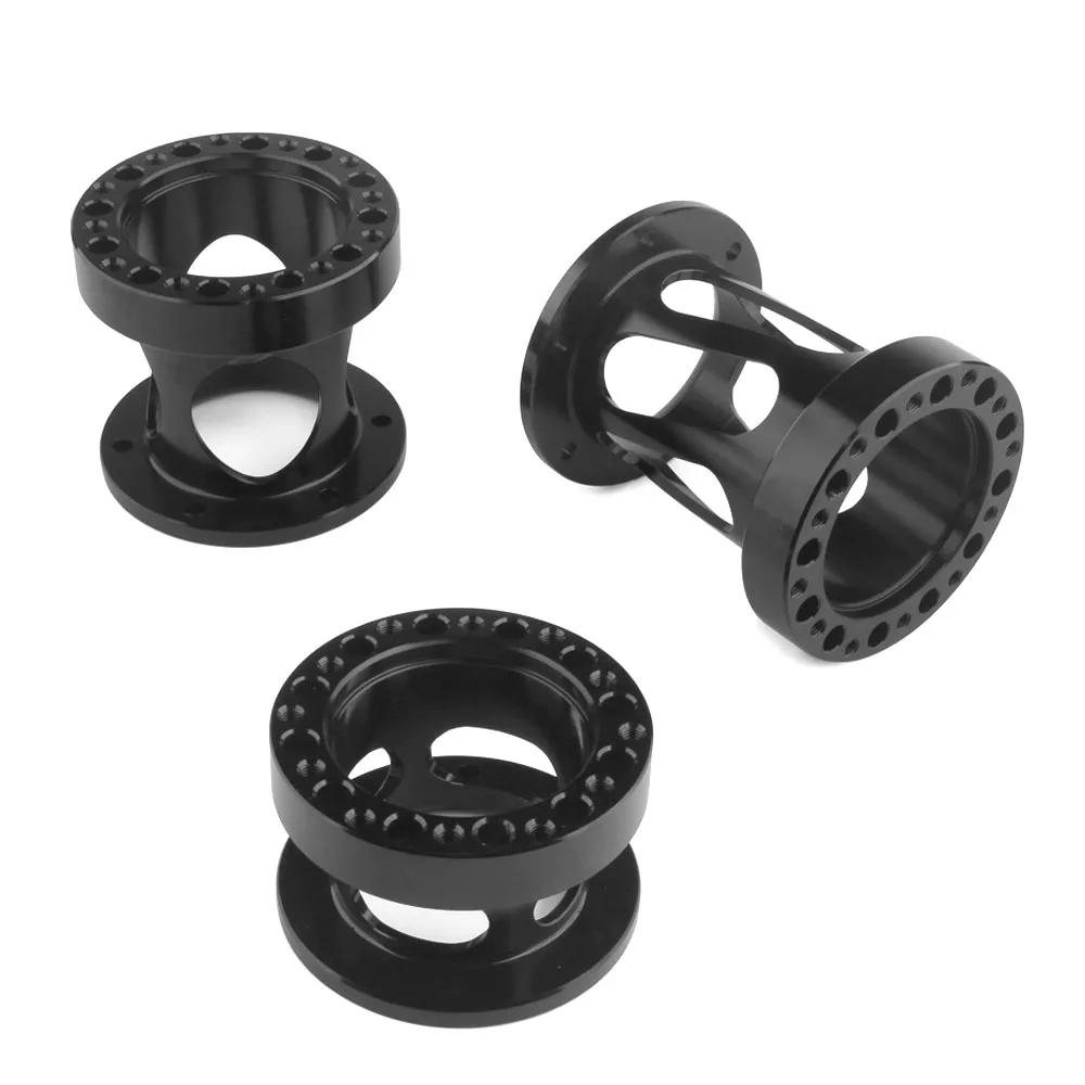 Universal 101MM 76MM 51MM Hub Spacer Black Auto Parts Aluminum Steering Wheel Hub Adapter off Boss Kit Steering Wheel Spacer