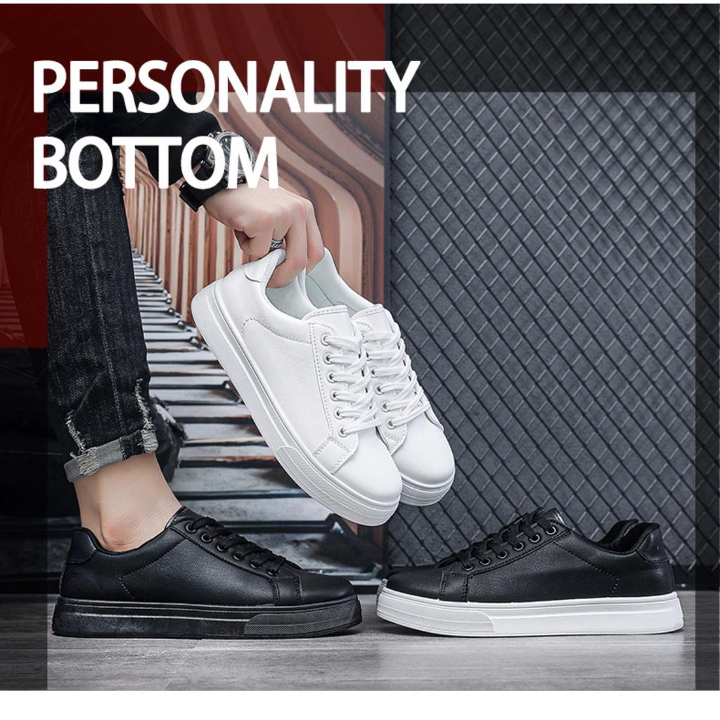 Мужские туфли, маленькие белые туфли, повседневная обувь в гонконгском стиле, мужская обувь Tide, мужская кожаная корейская версия мужской обуви The Board