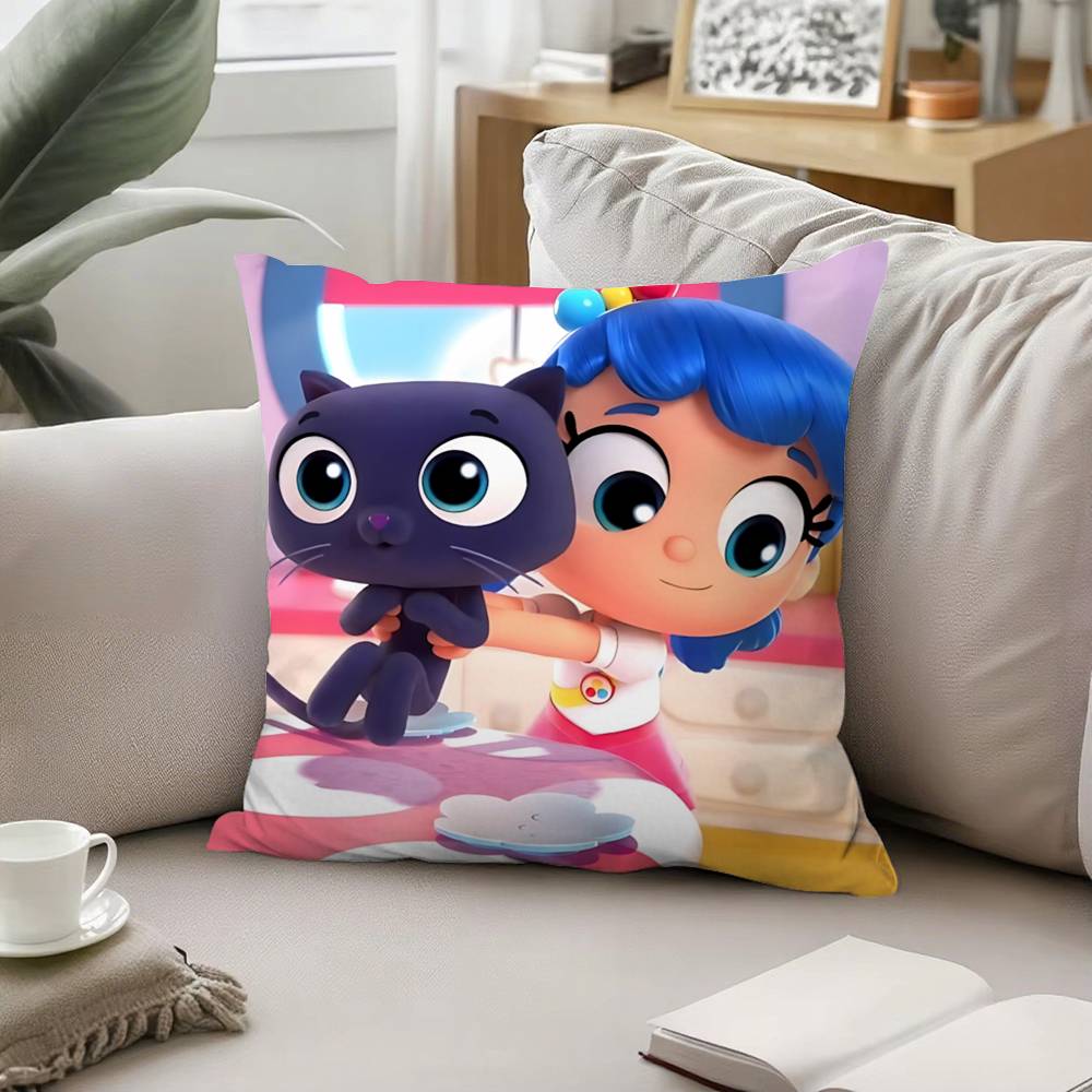 TTrue And The Rainbow KingdomS Pillow Case Sofa And Room Decorative Cushion Covers Dustproof And Miteproof Invisible Zipper