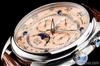 Часы Advanced Moon Phase 100m Waterproof из натуральной кожи с ремешком и римскими индексами, золото, 300 штук, подарок на день [JMW TOKYO] Мужские [японские]