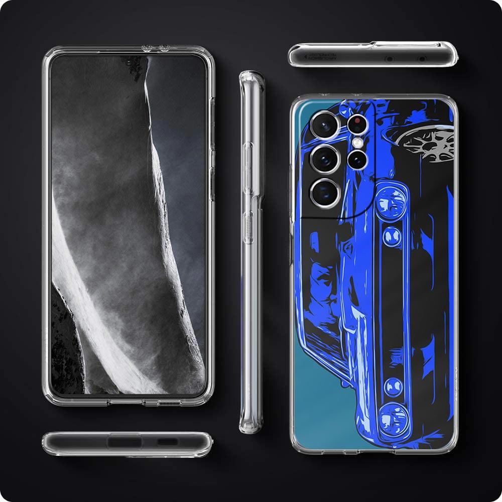 Чехол для телефона JDM Sports Car Lamp Aircraft для Samsung Galaxy S22 S21 S20 FE Ultra 5G S10 S10E S9 S8 Plus Note 10 20, прозрачная крышка