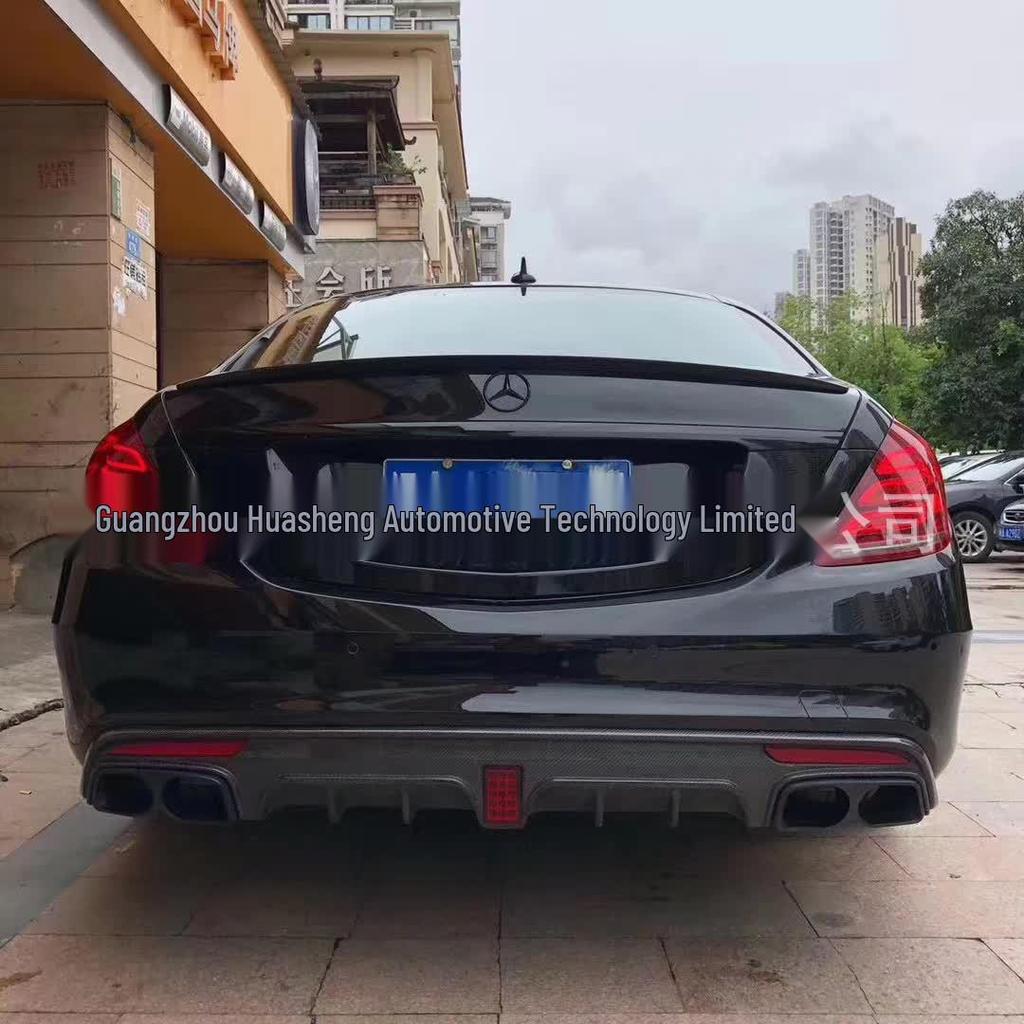Mercedes-Benz S-Class W222 (2014-2018) Brabus Carbon Fiber Front Lip for S63 Modification