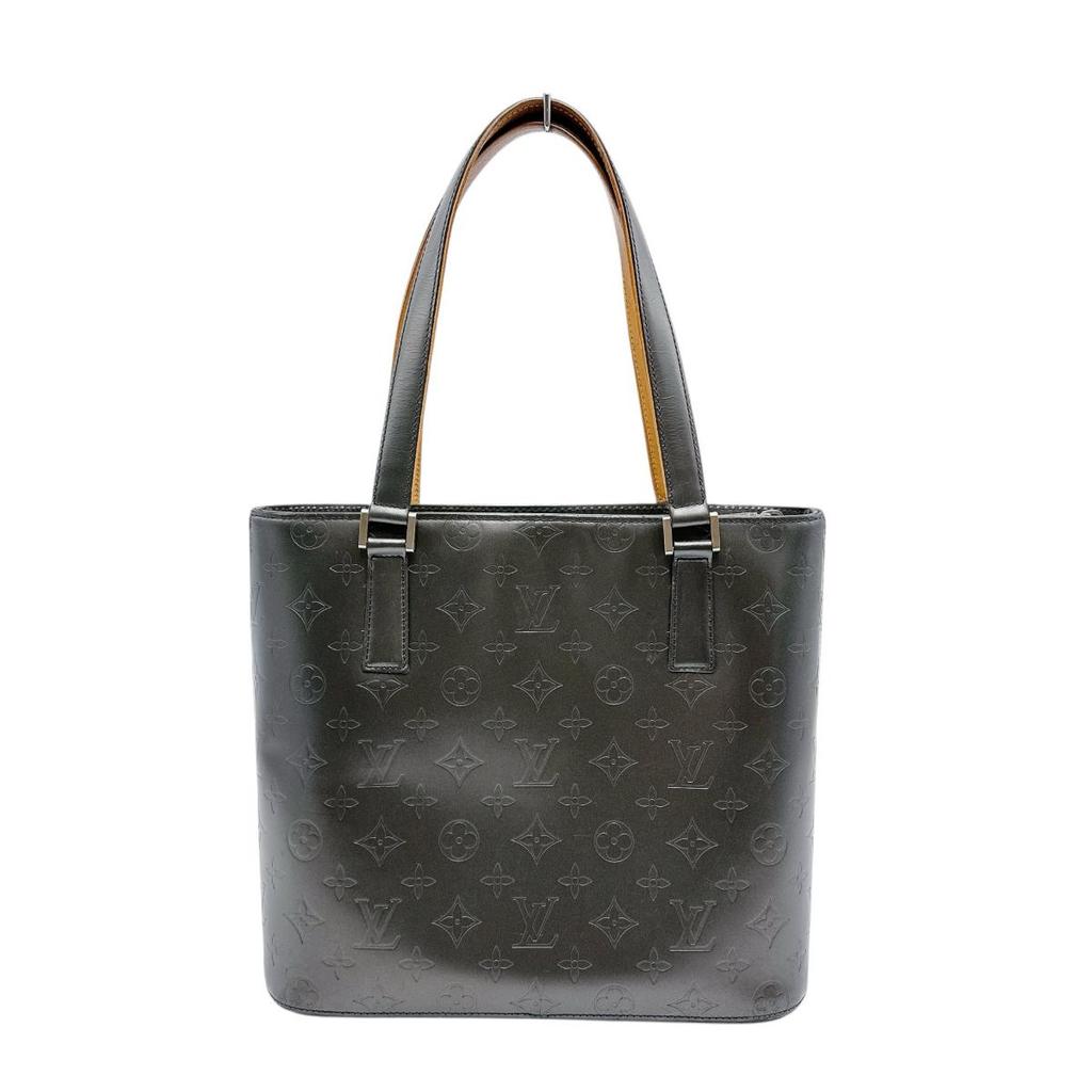 Louis Vuitton Сумка Stockton Monogram mat Черная унисекс M55112 Б/у