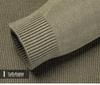 Men's 2025 Winter Jacquard Knit Half-Zip Sweater - Casual & Warm Style for Middle-Aged
