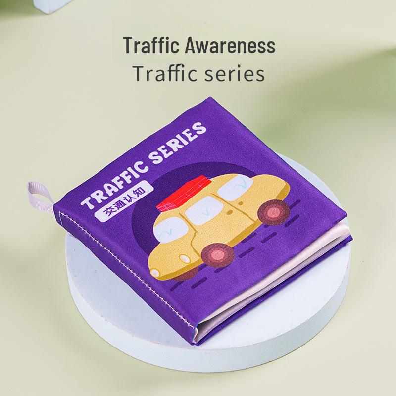 Неразрушимая детская тканевая книга для детей от 3 до 12 месяцев: 3D, Звук, Игрушка для раннего развития