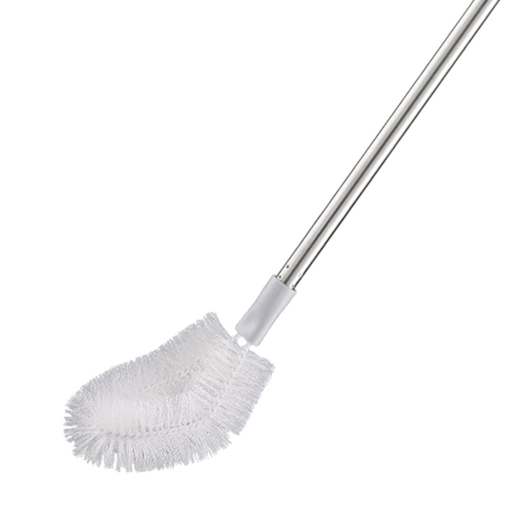 Bottle Brush Long Stainless Steel Handle Bendable Head Water Bucket Cleaning Brush for Household