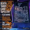 Tarot Card Death Tapestry Dark Gothic Wall Decoration Living Room Meditation Room Mystery Theme Room Decoration
