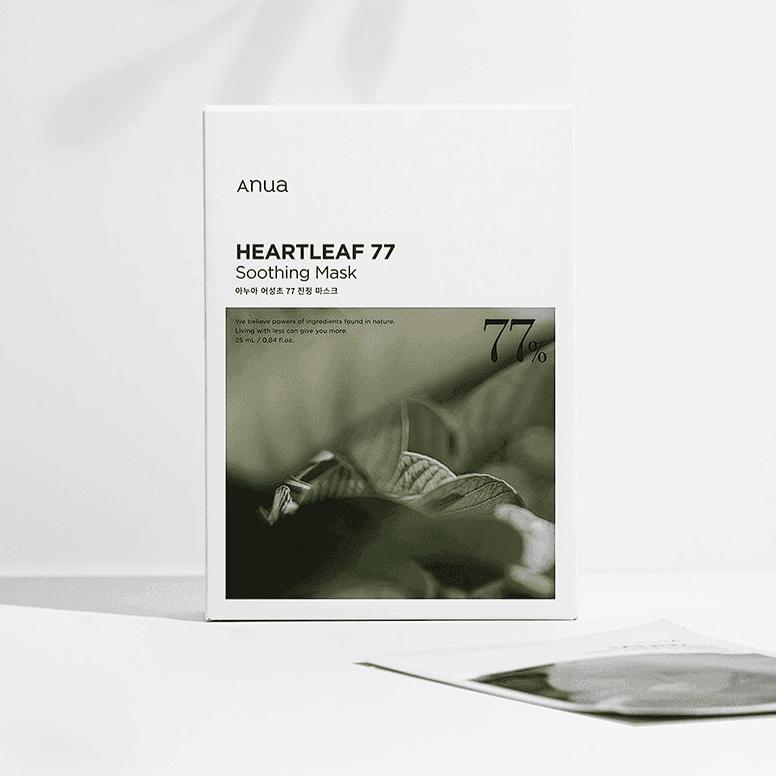 Anua Успокаивающая маска Heartleaf 77 25 мл*10 шт.