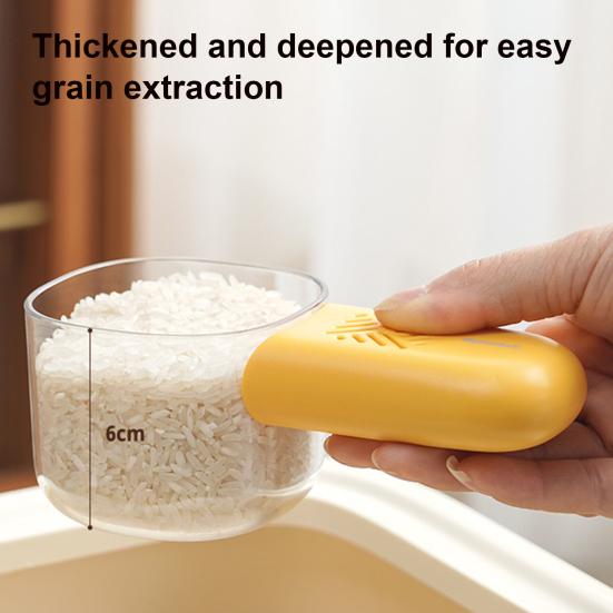 Мерная ложка для кофе Yousheng со съемной ручкой, прозрачная шкала, контейнер для хранения зерен, чая, сахара, инструментов бариста, без посыпки, совок для риса