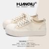 Global Thick-soled Heightening Board Shoes Women's ZHQ-XA388 New Summer Breathable and Lightweight Soft-soled White Shoes Women's Shoes