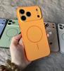 Роскошный Матовый Чехол для Телефона Magsafe для iPhone 17 Pro Max 16 15 14 13 12 11 Pro Air Магнитный Ударопрочный Бампер Задняя Крышка