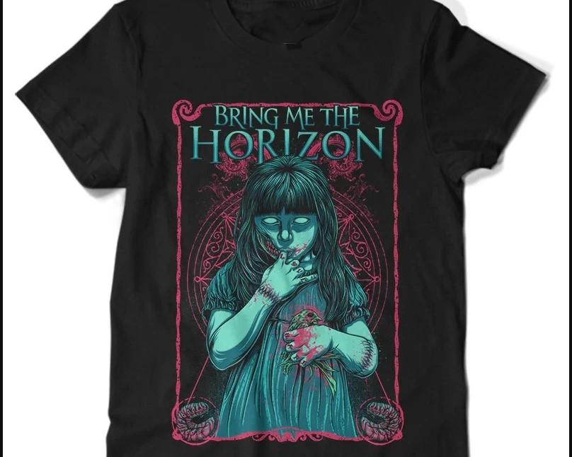 Bring Me the Horizon Count Your Blessing Хлопковая Черная Мужская Футболка S-5XL ГОРЯЧАЯ НОВАЯ Унисекс Футболка