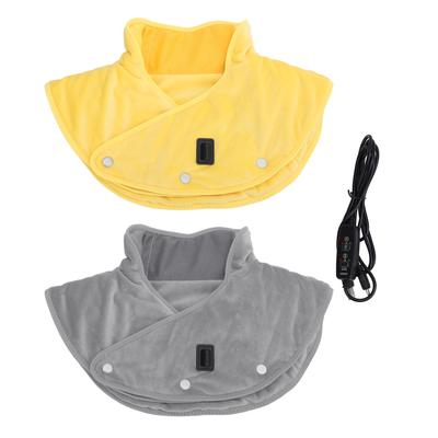 Электрогрелка для плеч и шеи, 3 уровня настроек, регулируемый таймер, 3 зоны нагрева, углеродное волокно, электро