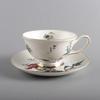 New Chinese Simple Ceramic Cup Coffee Cup Saucer Chinese Style Bone China Afternoon Tea Coffee Cup Simple Water Cups