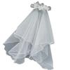 Elegant Bridal Veil With Comb Double Layer Veil Bridal Headpiece Wedding Accessory Fashionable Wedding Veil