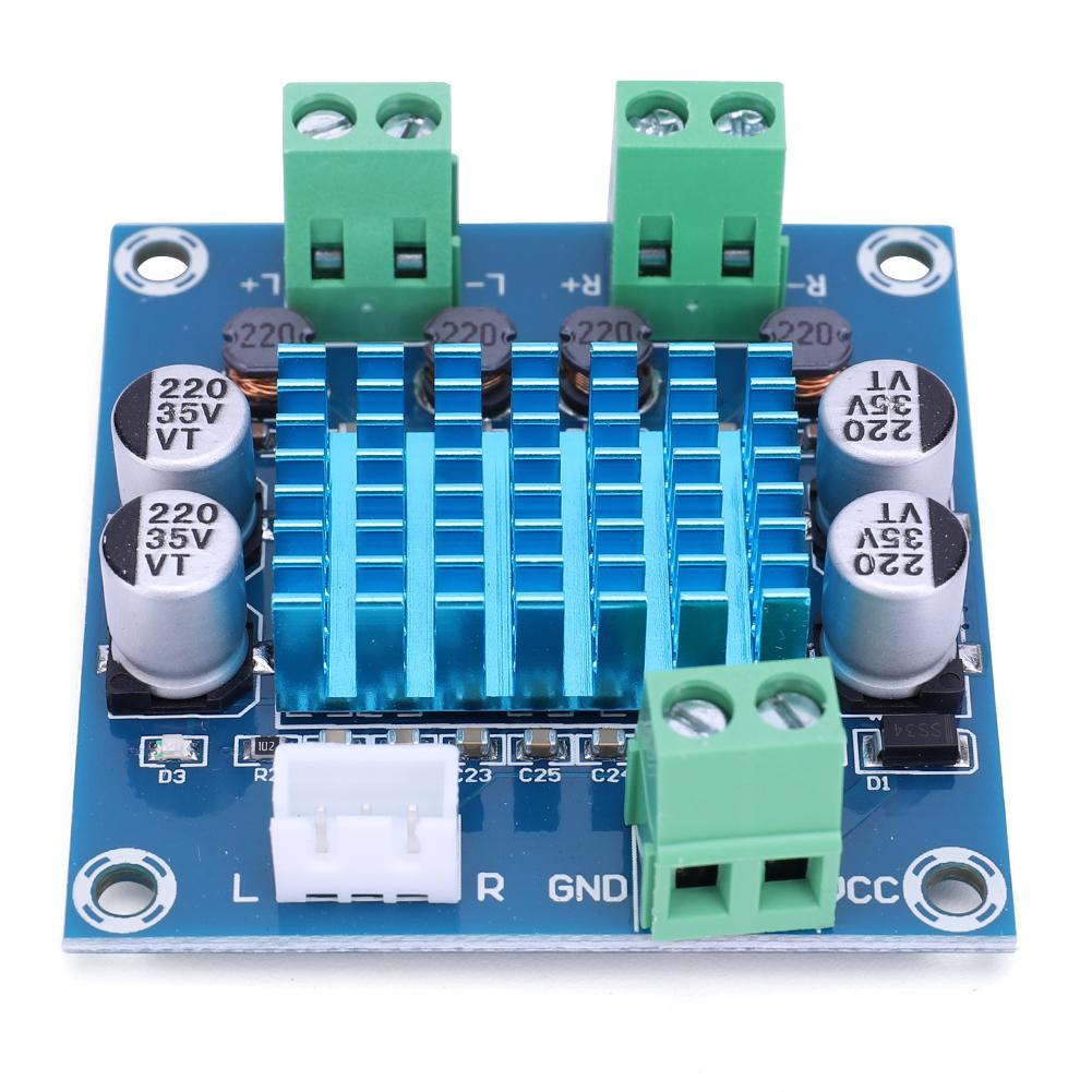 Плата усилителя мощности 12-24 В, двухканальный аудиомодуль усилителя мощности 10 Вт + 10 Вт, высокое разрешение