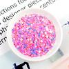 Hot Sale 0.5kgs/bag 3mm 4mm Size Mini Pvc Heart Sequins Hair Ornament Jewelry Filling Diy Craft Accessories