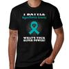 I Battle Myasthenia Gravis Funny Myasthenia Gravis Warrior Gift T-Shirt Work Wear Tee