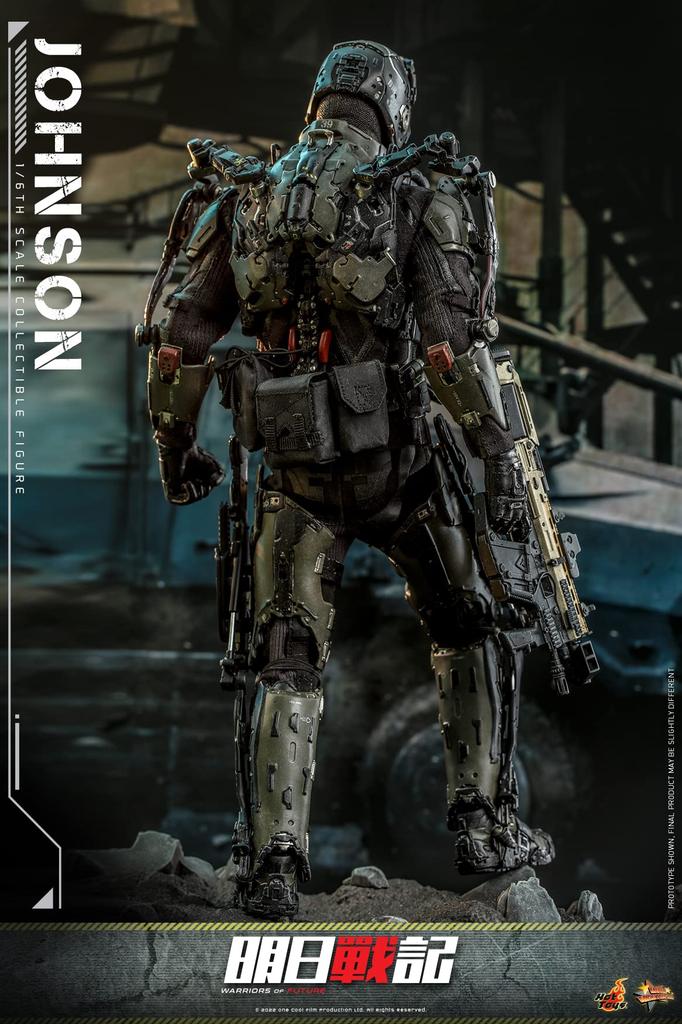 Hot Toys Movie Masterpiece Warriors of Future Johnson 1/6 Scale Collectible Figure MMS668