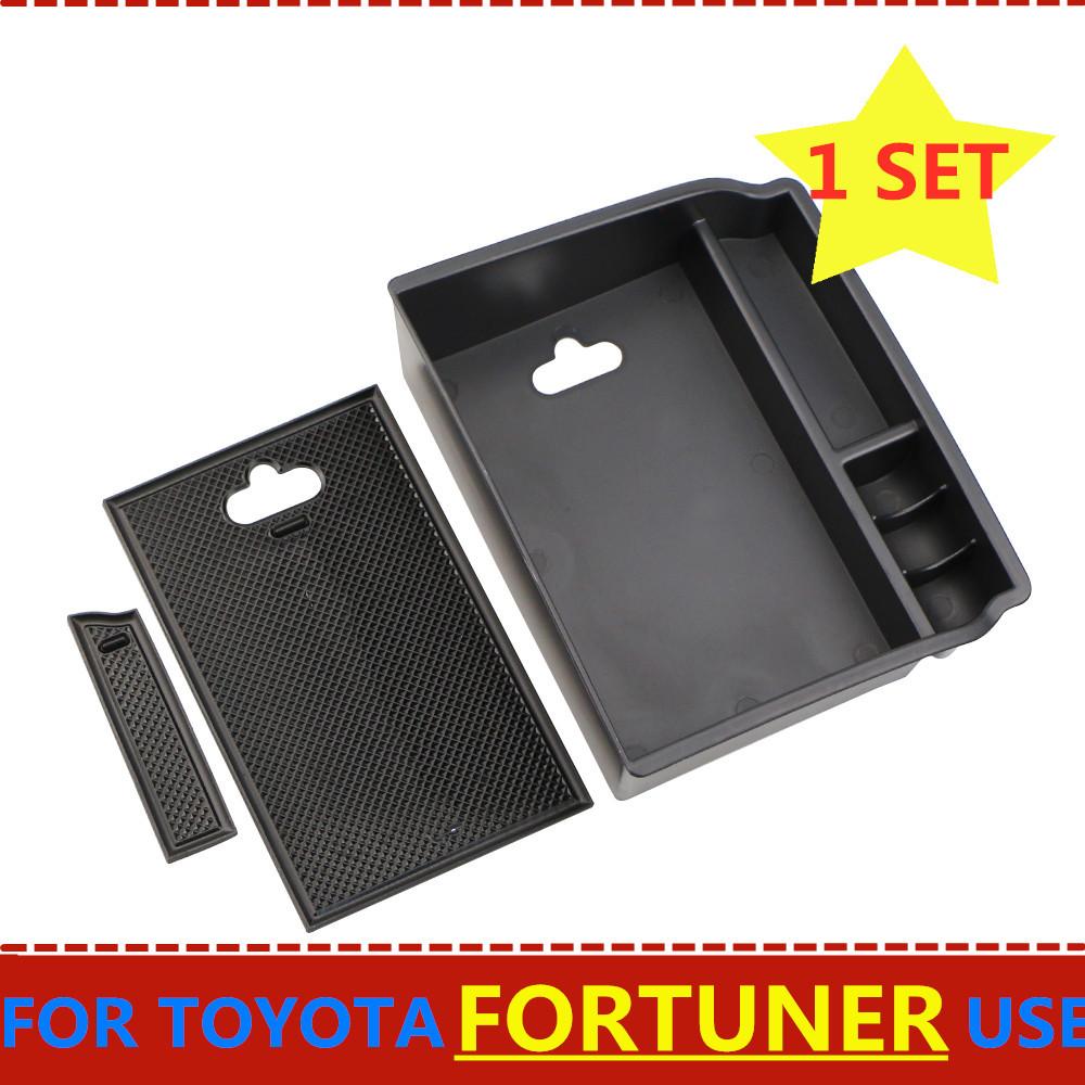Автомобильный центральный подлокотник для хранения контейнера-органайзера для Toyota Fortuner An160 2016-2022