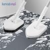 Floor Scrub Brush 2 In 1 Cleaning Brush Sponge Long Handle Removable Wiper Magic Broom Mop Tub Tile Cleaner Brush Bathroom