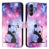 Кожаный кошелек-чехол с откидной крышкой для Samsung Galaxy A17 A07 A56 A36 A26 A16 A06 A55 A35 A25 A15 A05S A05 5G Милый защитный чехол для телефона