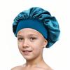 Children's Satin Sleep Cap - Soft Elastic Silk-like Hair Care Hat