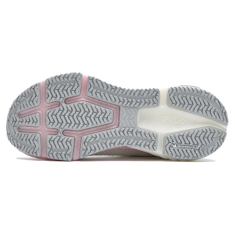 Fila Spd Cheeta Comfortable Versatile Fabric Durable Low-Top Running Shoes Women Sneaker White Pink A12W411113FSW