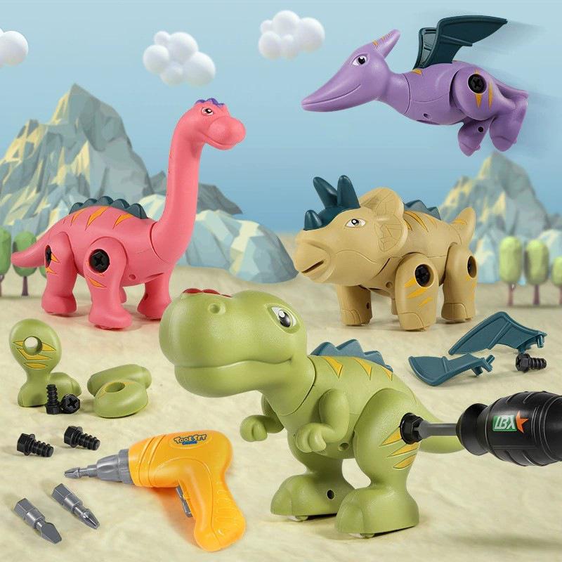 DIY Educational Dinosaur Assembly Toy - Tyrannosaurus Rex Model for Kids