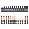 Impact Torx Bit Set 7-40 26Pcs Steel Torx Bit Set Long Impact Bit Screwdriver Bit Set Magnetic Bit and Storage Box