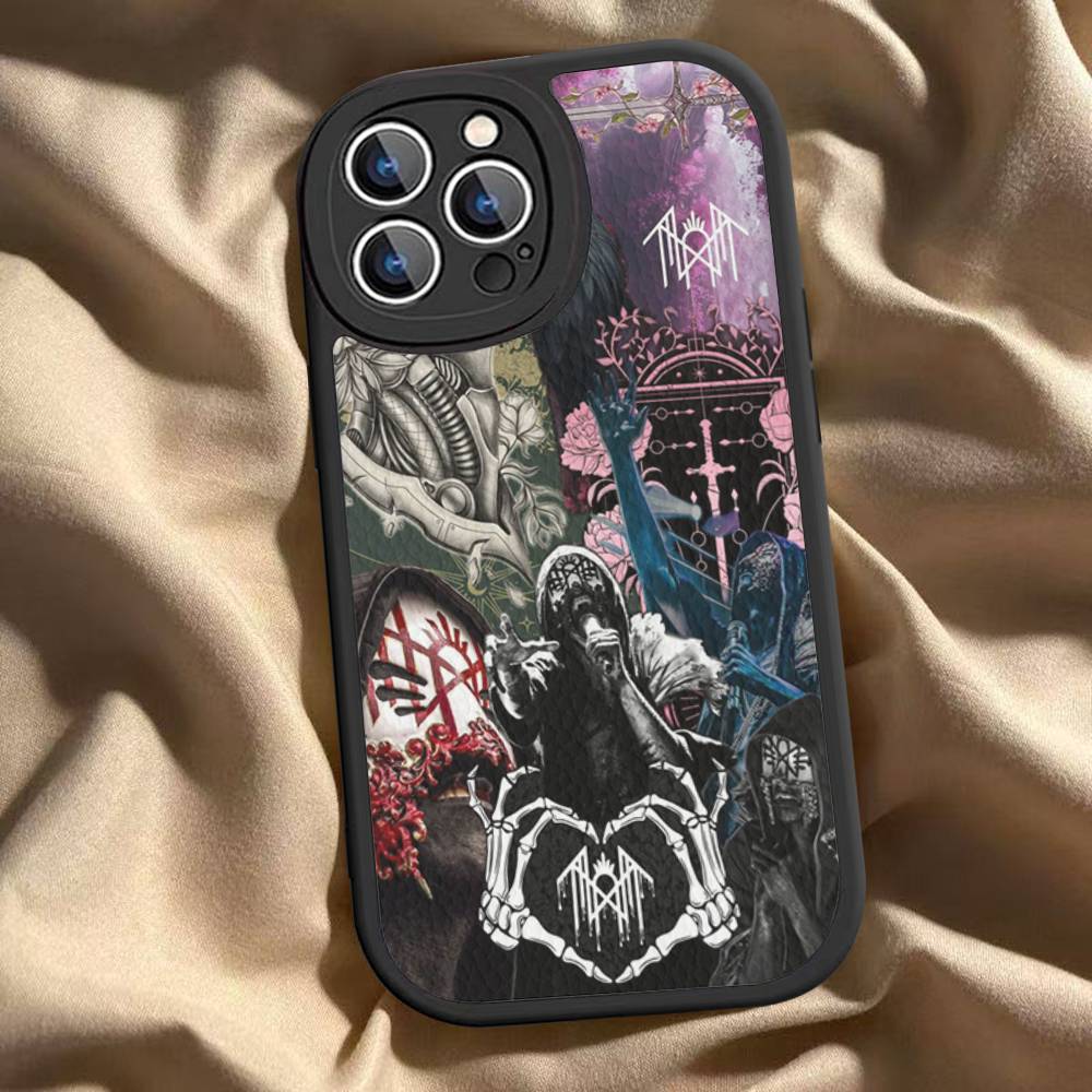 Чехол для телефона из кожи Rock Band Sleep T-Tokens для iPhone 16 15 14 Plus 13 12 11 Pro Max