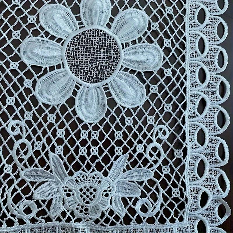 Классическая кружевная вышивка скатерть коврик для чайного столика чехол для тумбы под телевизор спальня кабинет гостиная украшение для дома