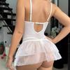 New Sex Underwear Sexy Women's Lace Mesh Garter Nightdress Pajamas Sex Suit