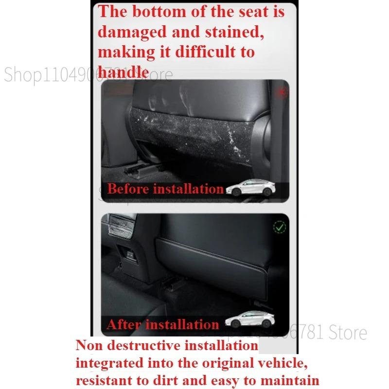 Для FOR Hyundai SONATA 2024-2025 Защитный коврик Защита сидений Аксессуары Заднее сиденье Защита от пинков