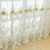 1 шт. NAPEARL Европейский стиль роскошная трехмерная вышивка прозрачный тюль занавеска для гостиной спальни украшение окна домашний декор