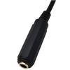 30cm/11.81" 6.35mm 1/4" Female Stereo TRS Jack To Mono RCA Male Aux Cord Line Audio Extension Adapter Cable Wire