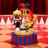 Keeppley Sanrio Почакко Волшебный Цирк Строительные Блоки Куроми Хелло Китти Аниме Персонаж Сцена Креативное Украшение Детские Игрушки Подарок
