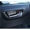 For Toyota Tacoma 2016- Carbon Fiber Inner Car Door Handle Bowl Cover Trim