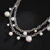 Salircon Punk Metal Imitation Pearl Pants Chain Men 2026 Trendy Silver Color Handmade Bead Jeans Waist Chain Jewelry Accessories