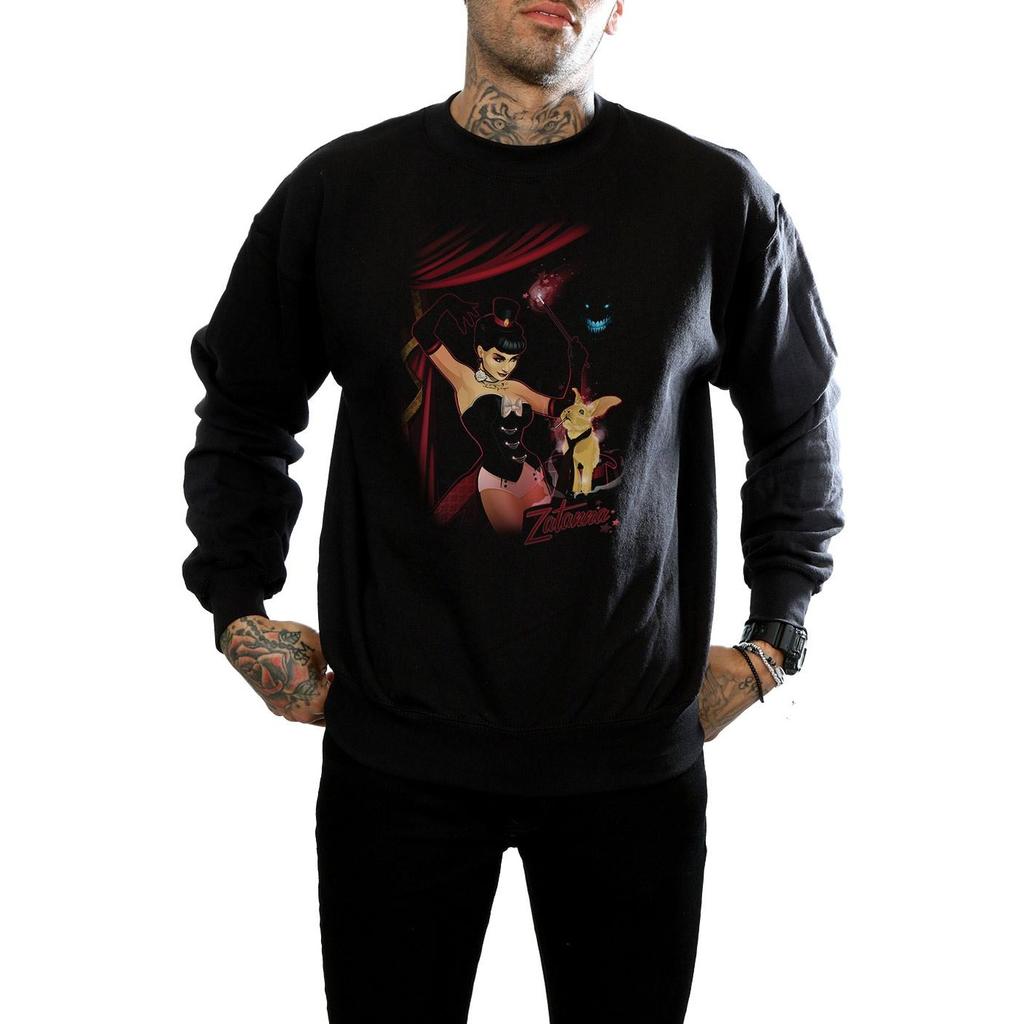 DC Comics Mens Zatanna Bombshell Cover Sweatshirt