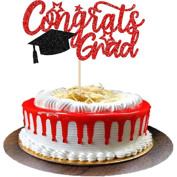 1 PCS High Heel Girl Graduation Cake Topper Black Pink Glitter Done Diploma Class of 2025 Congrats Grad Cap Cake Pick for 2025 Senior High School