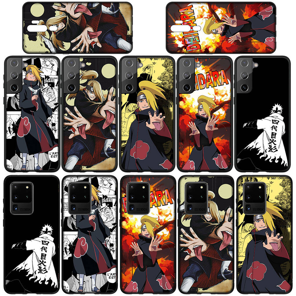 Phone Case for Samsung Galaxy S25 S23 S24 Ultra FE Plus A05 A06 A15 A16 A36 A37 A35 A54 A55 A56 A57 A25 A26 A53 A17 Deidara Silicone Akatsuki Narutos