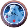 POLAR BEAR NEON CLOCK Neon Clock Polar Bear COCA-COLA Coca-Cola